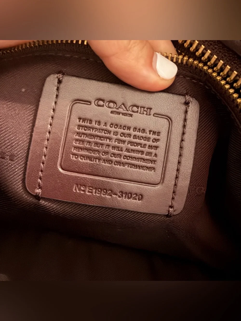 Coach Dreamer 36 with Rivets in Oxblood 31020 - Picture 8 of 9